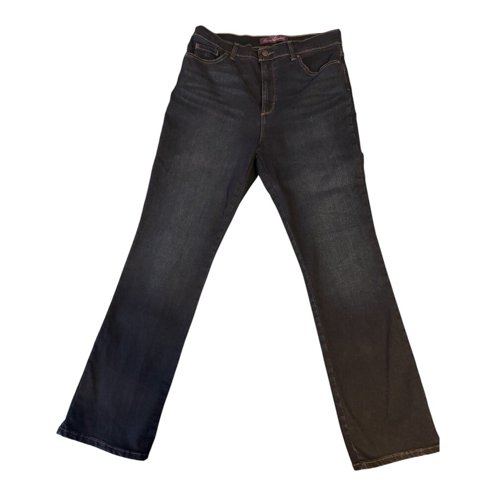 Gloria Vanderbilt Amanda Bootcut Jeans Women’s Size 14 Dark Wash Stretch Denim